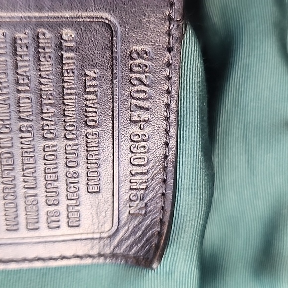 Coach Black Monogram Messenger Bag - Picture 12 of 16